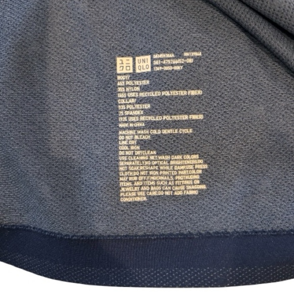 Roger Federer performance tennis Uniqlo dry ex polo activewear shirt men’s Small - Picture 6 of 6